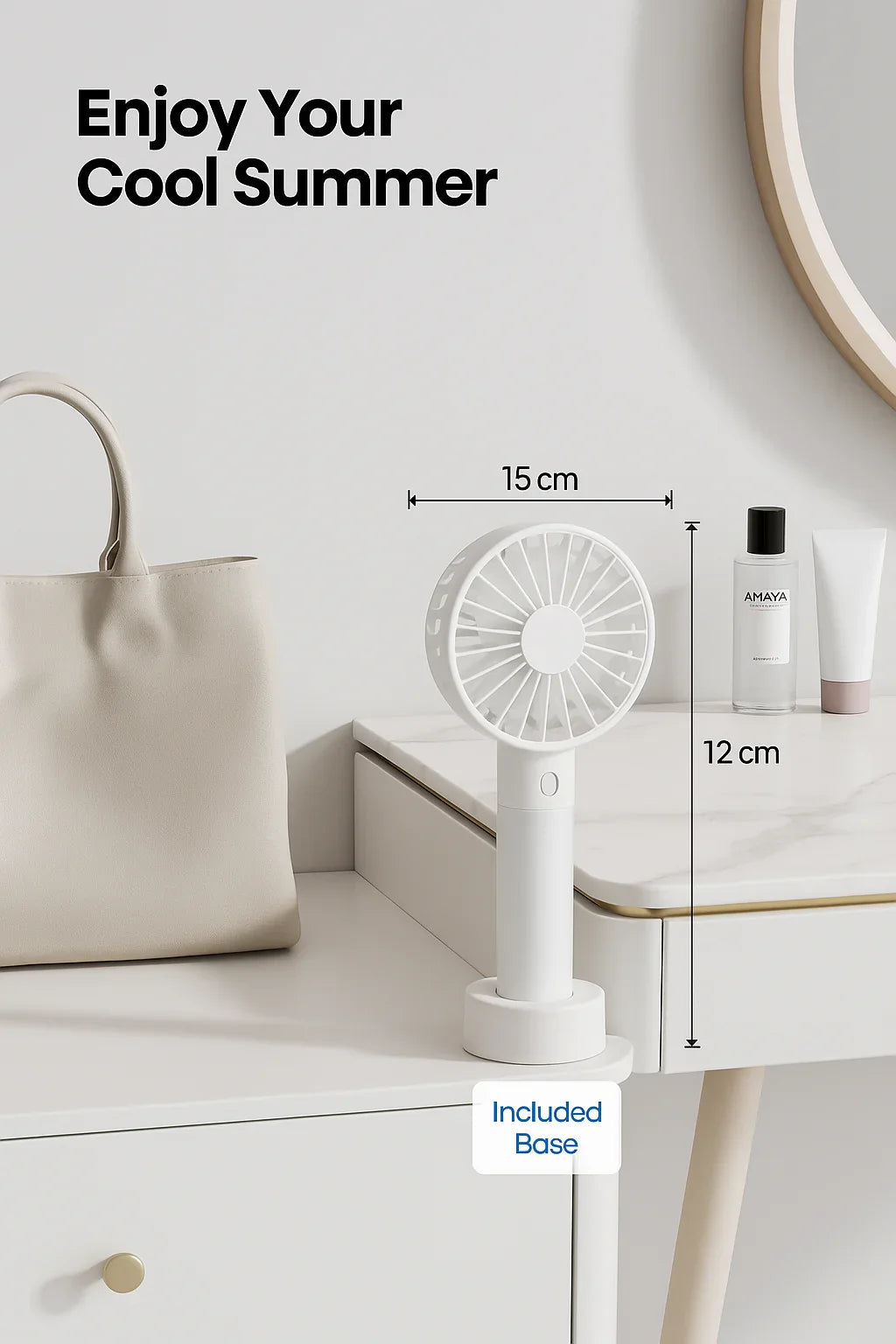 Portable Hand Fan - Sattvya